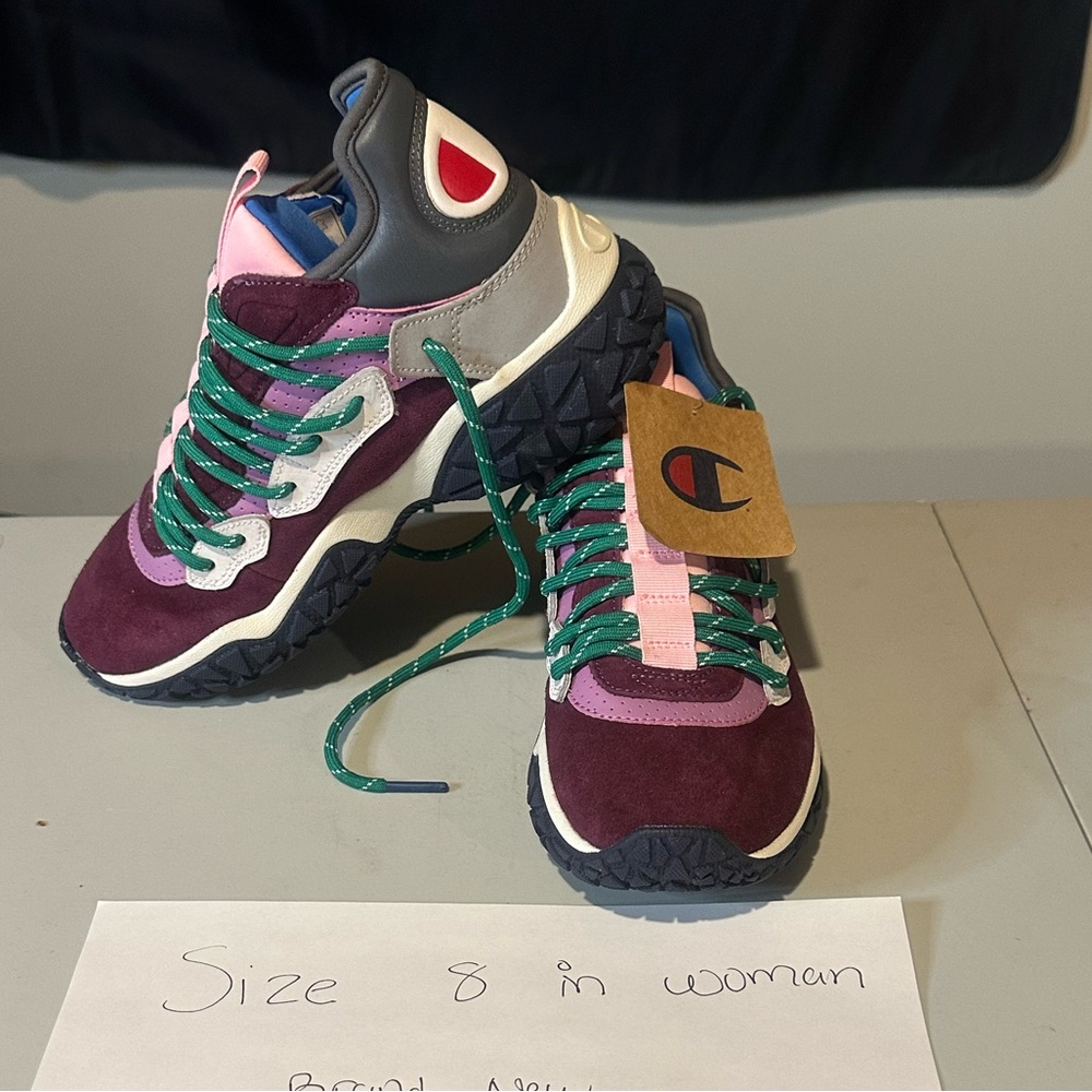 Champion Women's Purple and Pink Sneakers